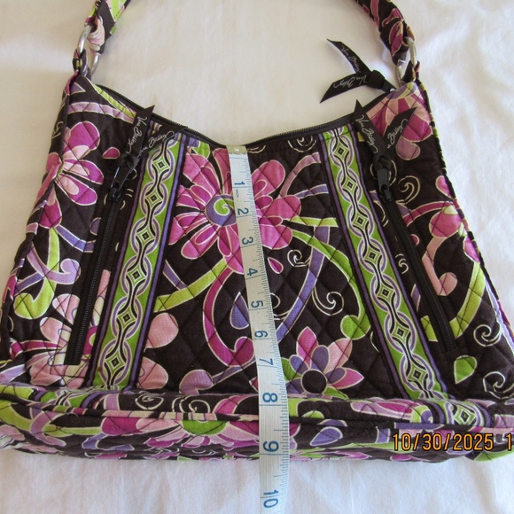 Vera Bradley Quilted Multi Colored Floral Pattern Shoulder Bag - Picture 4 of 11
